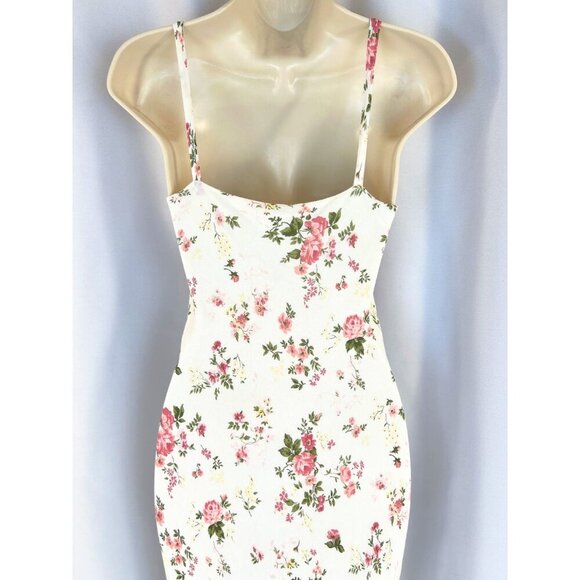 Reformation White Pink Floral Germain Maxi Dress $328 - Picture 7 of 13
